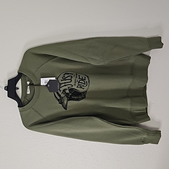 Heroes Motors Motorcycle Sweatshirt. Size Med. Unisex - Picture 1 of 11